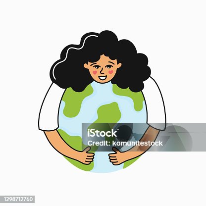 istock Love Earth Concept Vector Illustration 1298712760