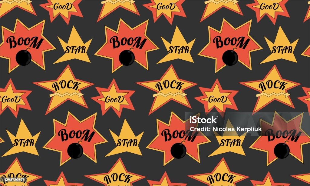 Rocks Explosion Pattern Pattern Pattern Rock Explosion Stock Illustration - Download Image Now ...