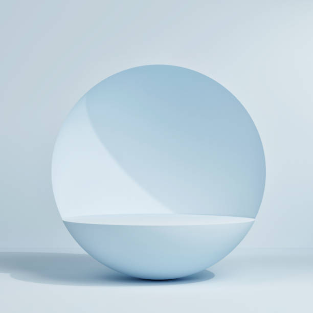 istock An abstract minimal scene with a geometric form for product presentation, 1298726692