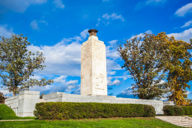 мемориал мира вечного света в национальном военном парке геттисберга - american civil war battle conflict gettysburg national military park стоковые фото и изображения
