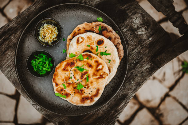 istock Traditional Indian Naan Flatbread 1298748990