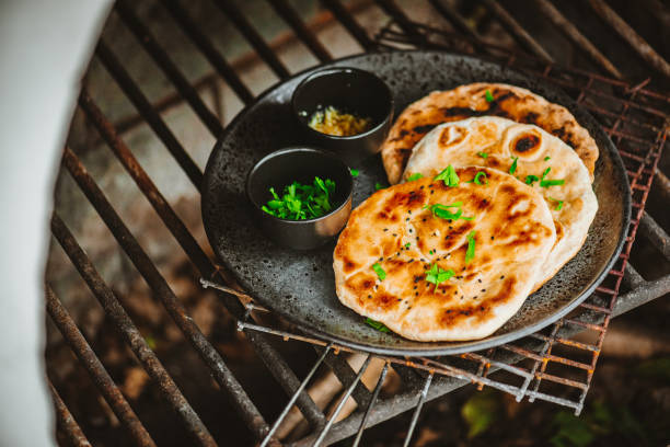istock Traditional Indian Naan Flatbread 1298749000
