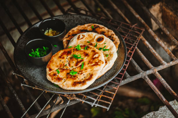 istock Traditional Indian Naan Flatbread 1298749158