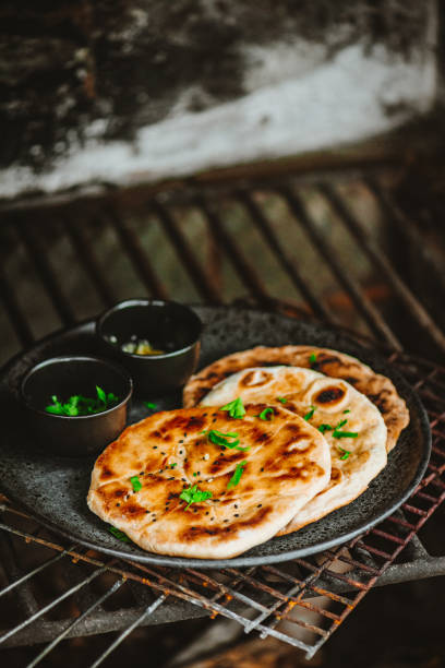 istock Traditional Indian Naan Flatbread 1298749184