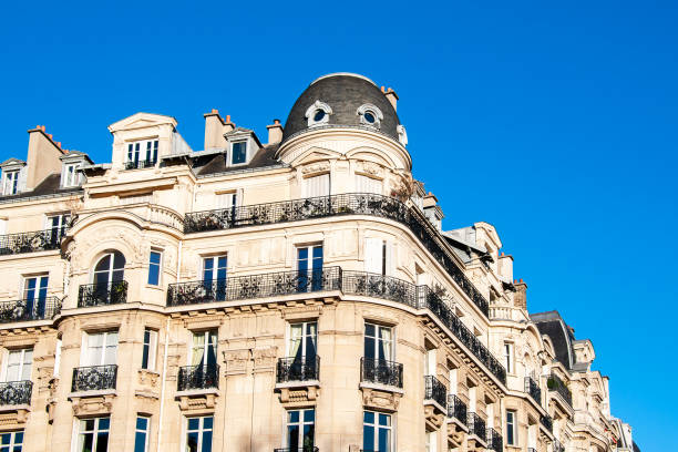 istock Parisian tenement typical facade 1298749296