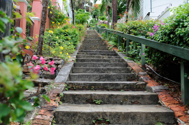 istock 99 steps in Charlotte Amalie, U.S. Virgin Islands 1298751234