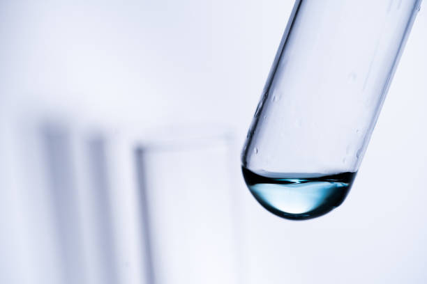 istock Test Tube with Blue Liquid 1298777140