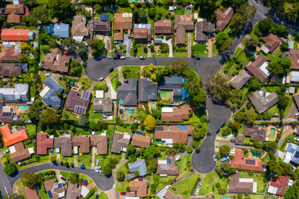 istock Sydney Suburb overhead perspective roof tops 1298781905