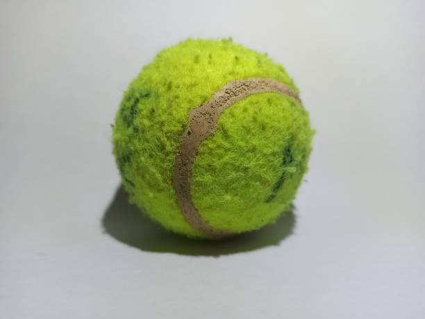 istock An old tennis ball 1298783384