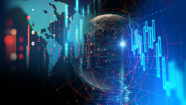 istock stock market investment graph with indicator and volume data on earth 3d illustration 1298786356
