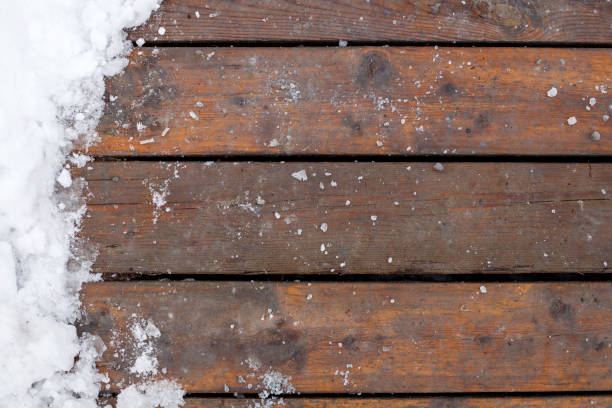 istock Wooden natural winter background 1298793091