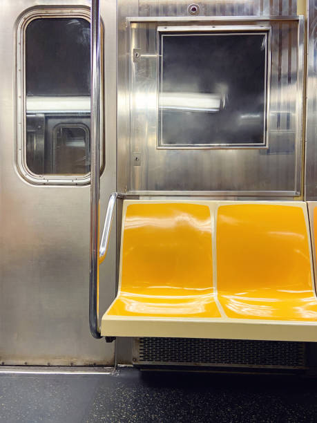 istock Empty Subway Train in New York City 1298806234
