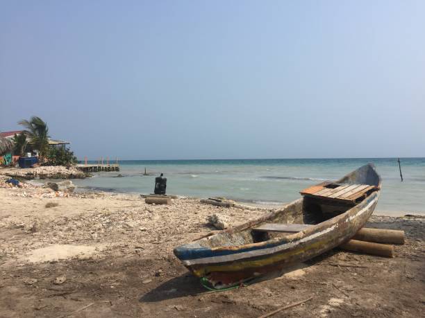 istock Boat Beach Mucura Island 1298822589