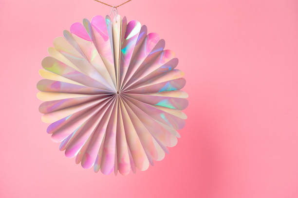 istock Cardboard spinner wall decoration for birthday party 1298823290