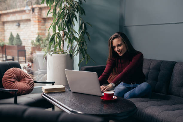 istock woman enjoying time at home 1298828408