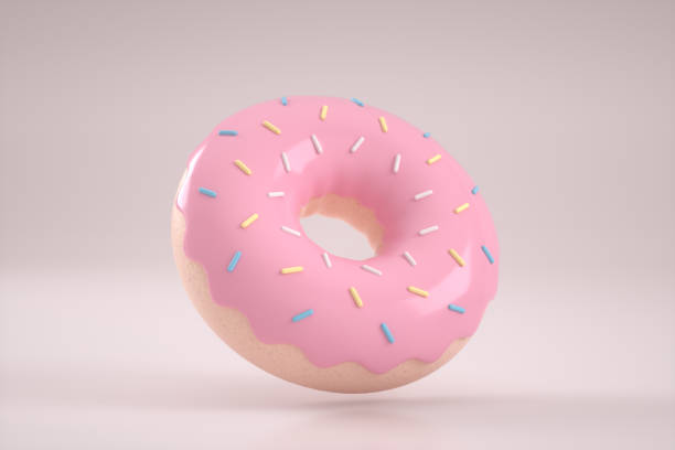 abstrakcyjne tło pączka - donut glazed bakery unhealthy eating zdjęcia i obrazy z banku zdjęć