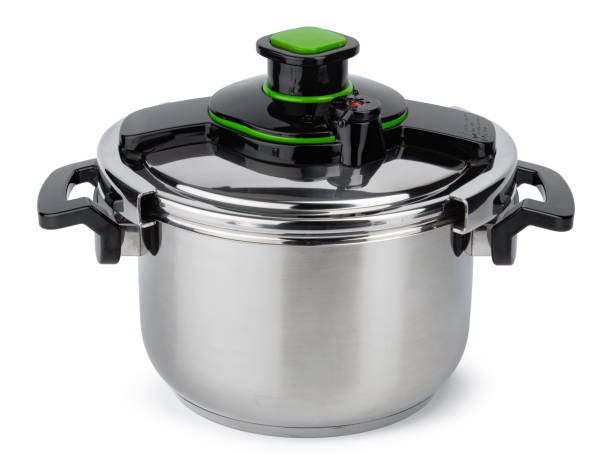 istock Metal thermo casserole isolated on white background 1298834205