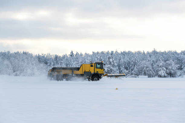 Airport snow removal vehicle