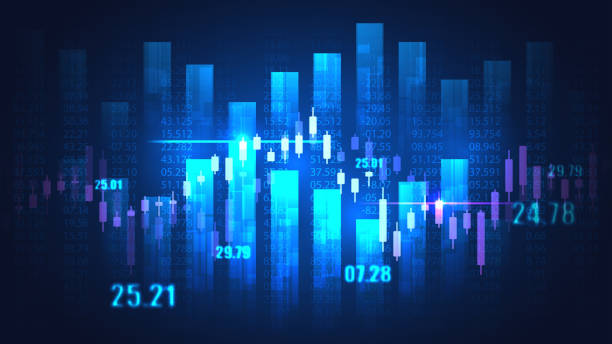 istock Stock market or forex trading graph in graphic concept 1298845529