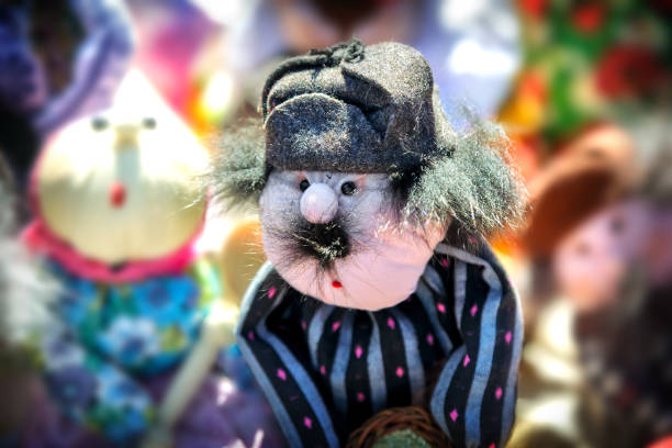 istock Needlework, original toys in the form of amusing dolls 1298850634