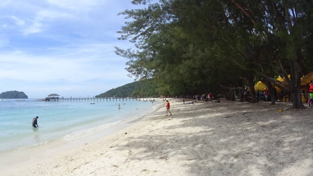 istock Beautiful beach in Manukan island 1298857779