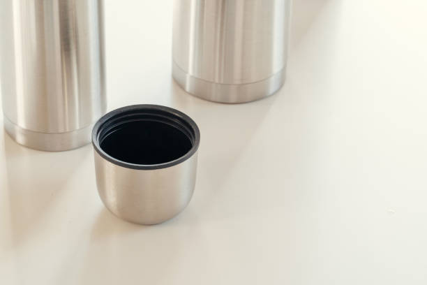 istock Close up of a thermos flask in a daylight 1298861113