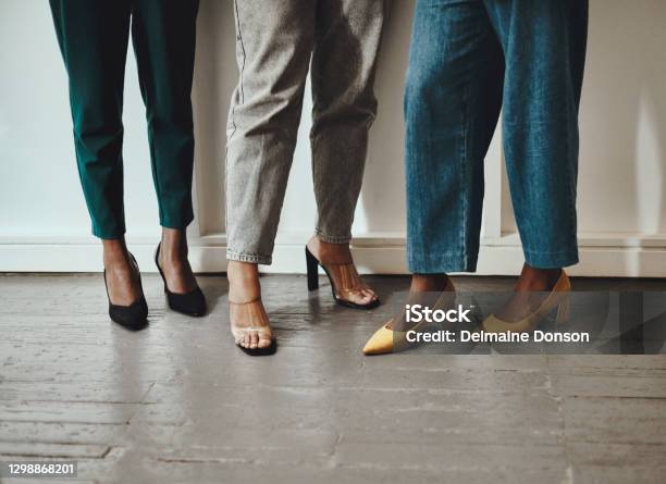 Success Thats Higher Than Our Heels Stock Photo - Download Image Now - Shoe, High Heels, Women