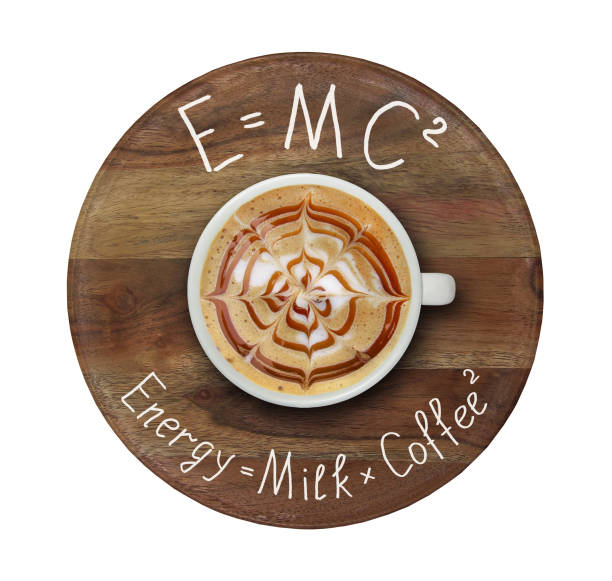 istock Cup of coffee on round board 1298869313