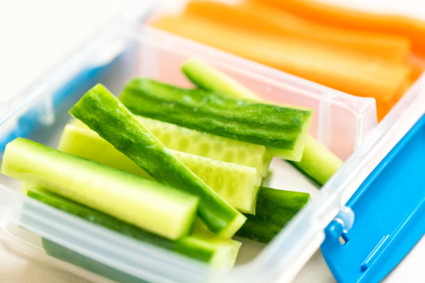 istock Plastic container for food and vegetables and fruit 1298875783