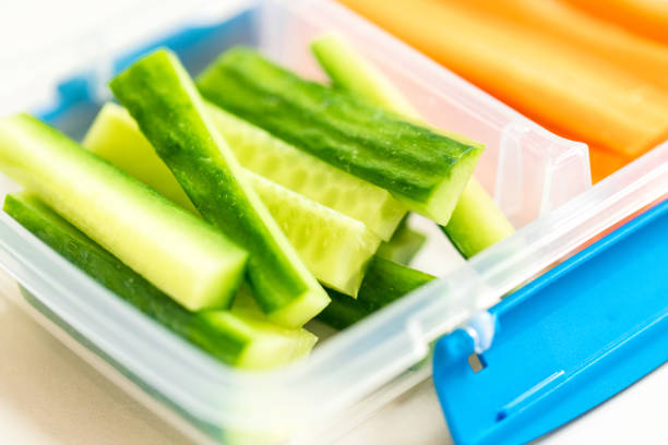 istock Plastic container for food and vegetables and fruit 1298875784