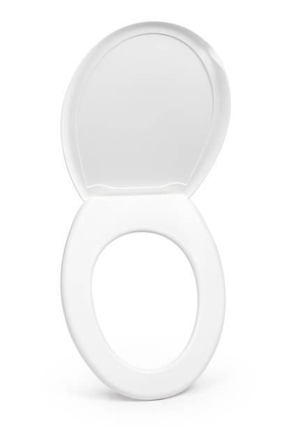 istock White toilet seat isolated on white background 1298881195