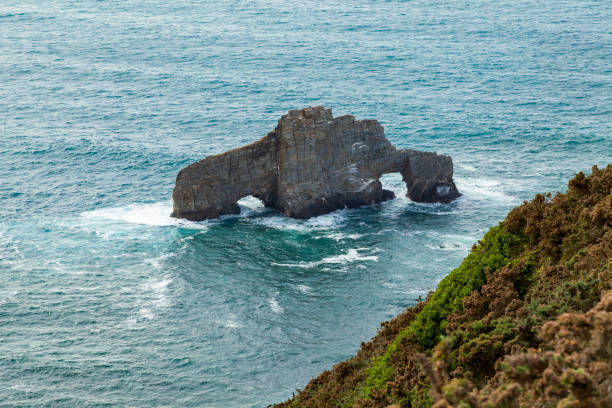 istock Cliffs of Punta da Pena Furada, Ortigueira, Spain. 1298883327