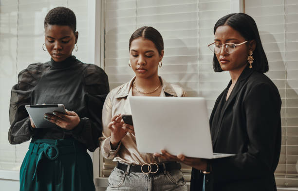 istock Leveraging the power of technology to complete a team task 1298885414