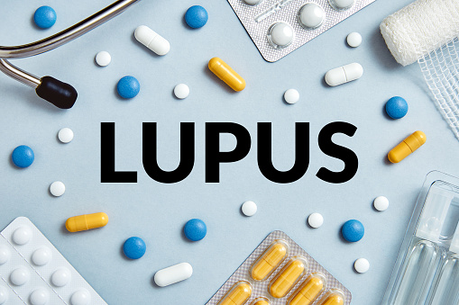 Concepto de enfermedad del lupus photo