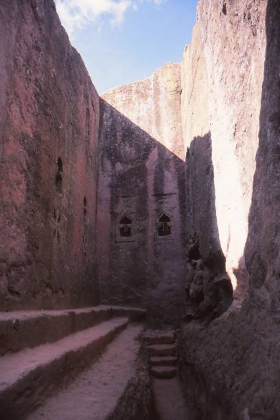 istock Rock Carved Passage, Lalibela, Ethiopia 1298894450