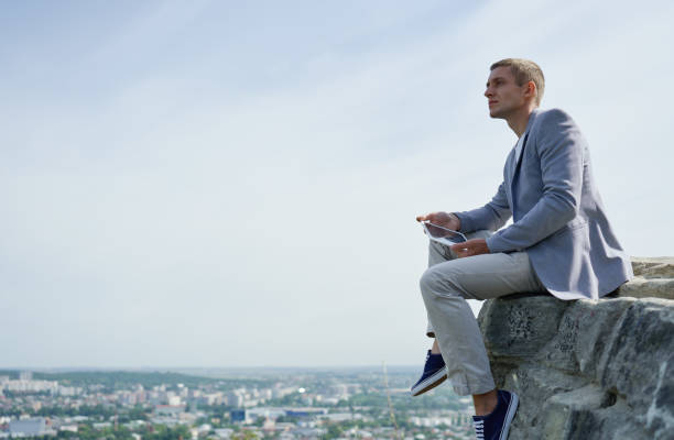 istock Business man working with a digital tablet 1298903987