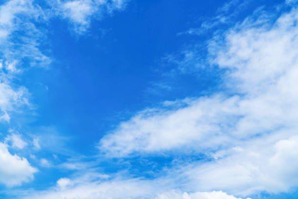 istock Beautiful blue sky with cloudy. Color sky is clear with white clouds on natural background. 1298905443