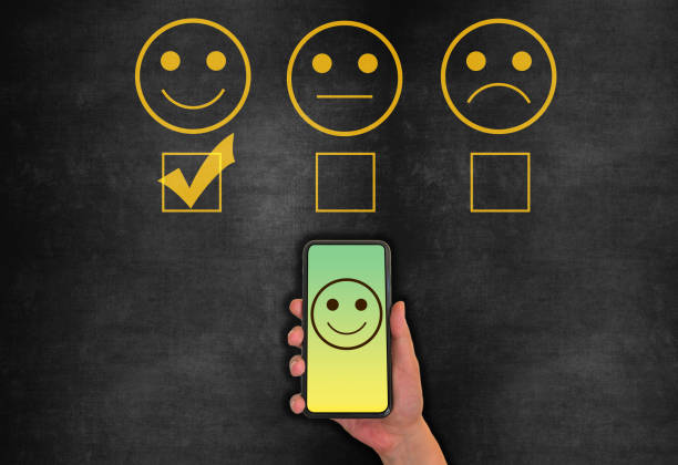 istock Customer service satisfaction survey on blackboard 1298932290