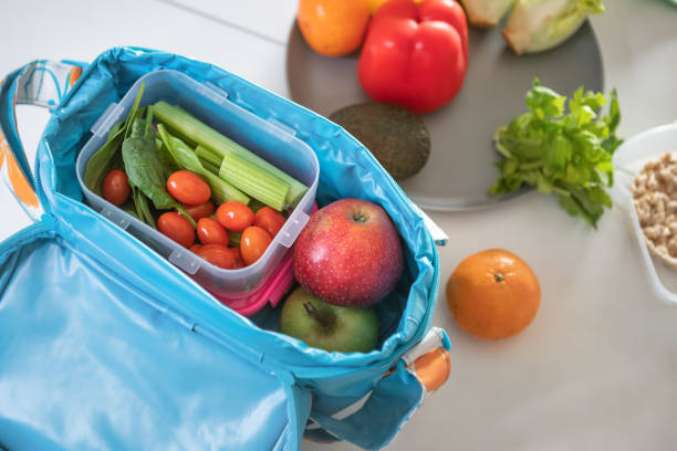 istock Vegan snacks in a plastic box for the picnic 1298940016