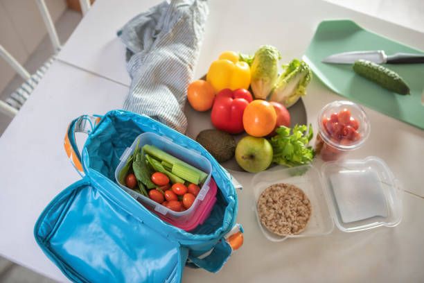 istock Vegan snacks in a plastic box for the picnic 1298940058