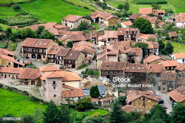 Village Of Carmona Cabuerniga Valley Cantabria Spain Stock Photo - Download Image Now