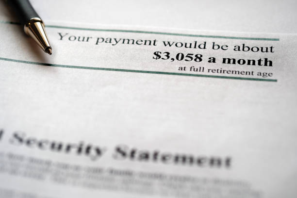 istock Printed Social Security Statement for retirement planning and payment 1298953091