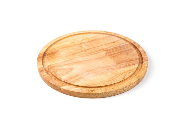 istock Round Board for cooking on a white background 1298956860