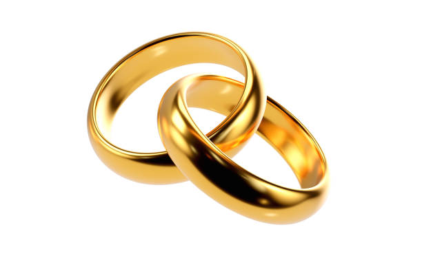 istock 3D render of two golden wedding rings 1298961472