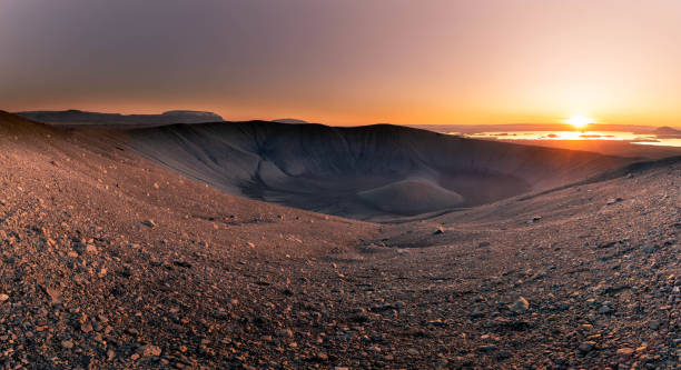 istock Hverfjall volcano mountain in North Iceland. 1298966774