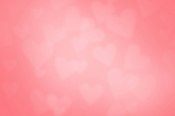 jasnoróżowa zmytą ilustracja tła serc na walentynki - heart shape paper textured pastel colored zdjęcia i obrazy z banku zdjęć