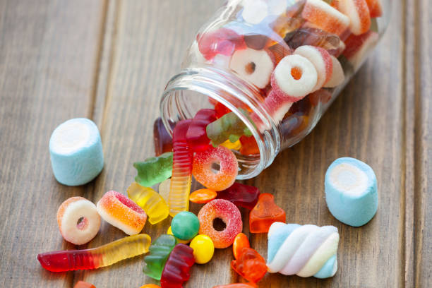 istock Colorful candies, jelly and marmalade 1298968000