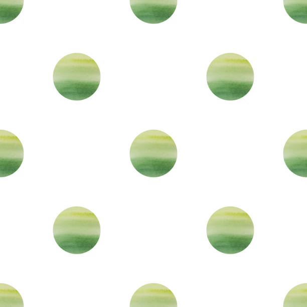 istock Beautiful watercolor drawing of bright, green clover 1298969605
