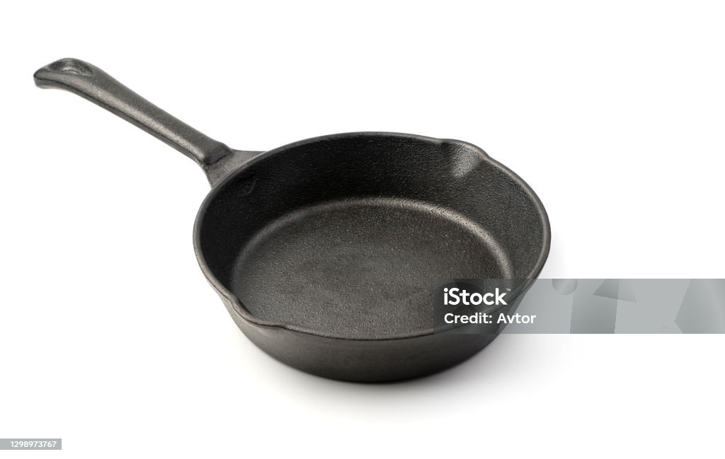 Frying pan isolated on a white background Frying pan isolated on a white background. Concept of kitchen utensils. Frying Pan Stock Photo