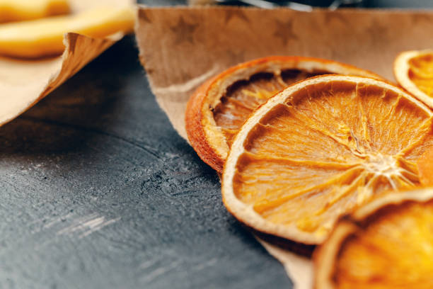 istock Dried fruit slices with cookies close up on kitchen table 1298977027
